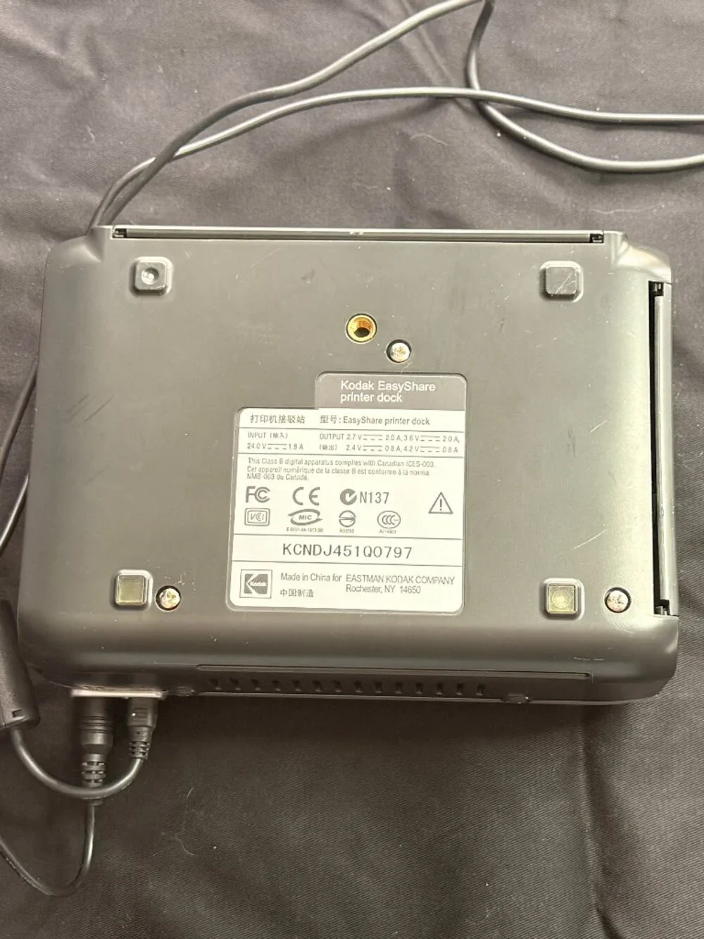Kodak EasyShare CX7430 and EasyShare Printer Dock